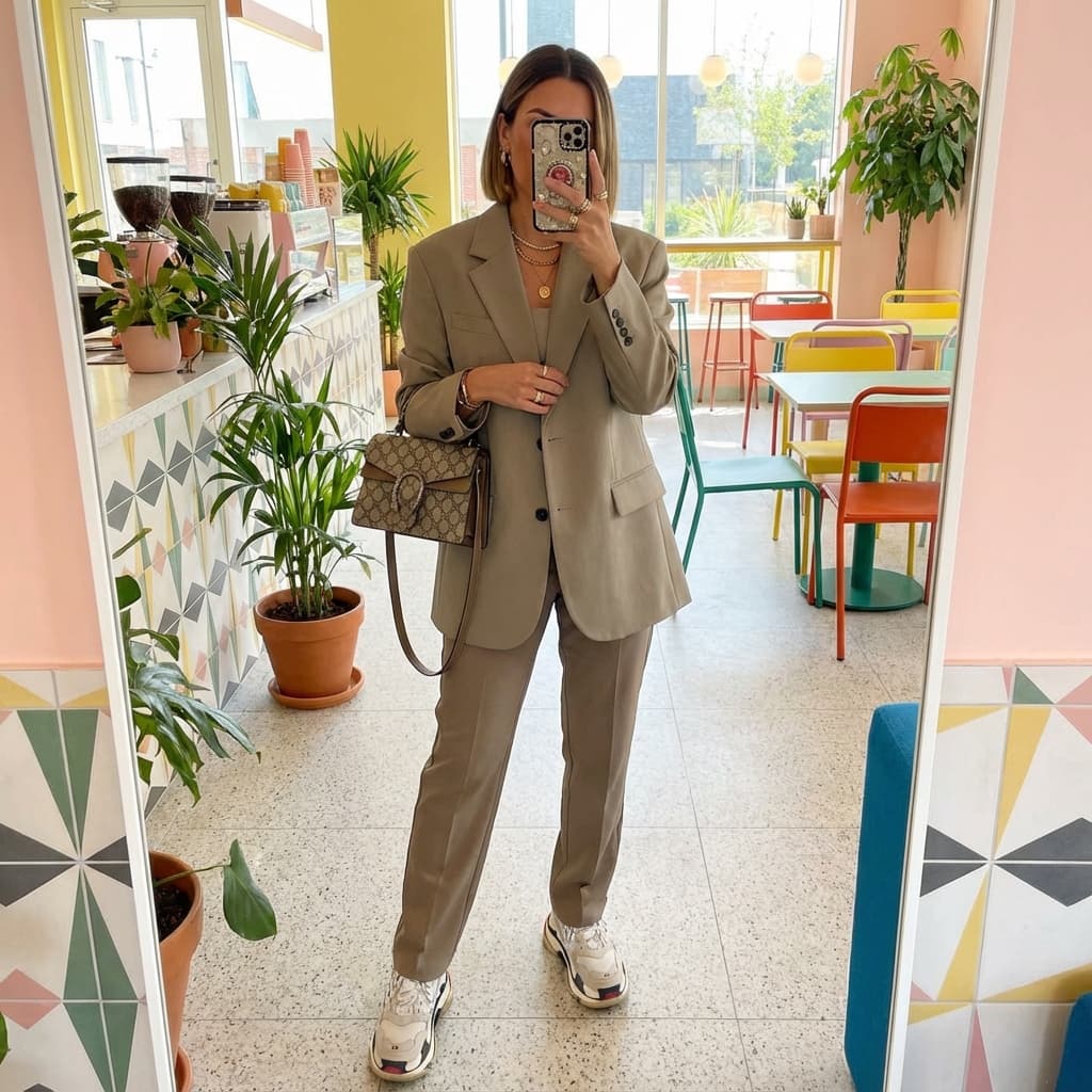 Fit Check Mirror Selfie